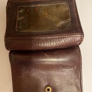 Fossil leather wallet